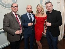 Conor Clokley with Andrew McDermot, Anna Pfeifer and Christian Jagon Byrne